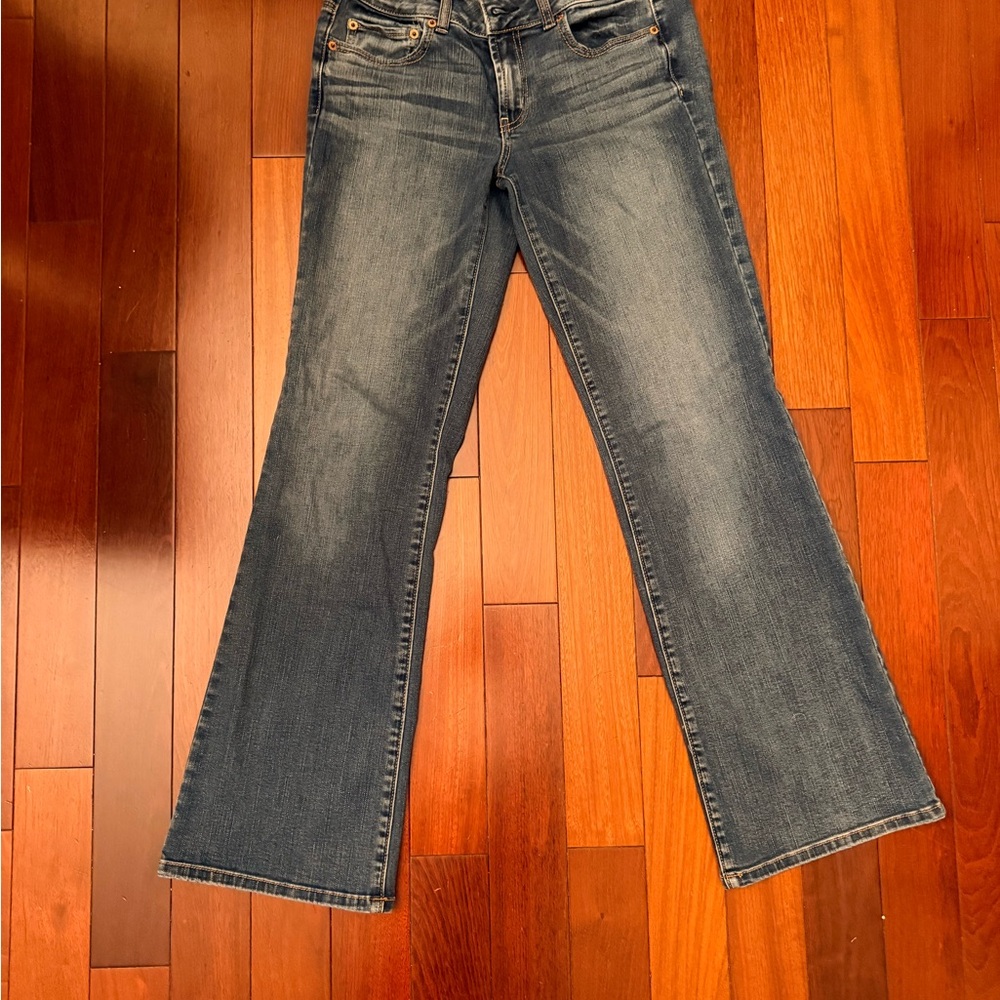 American Eagle Outfitters Flare Jeans in Blue
